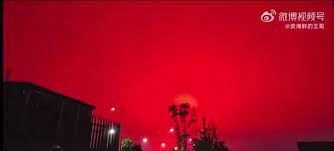 Sinal apocalíptico? Céu da cor vermelho-sangue na China aterroriza a população e deicha a Igreja em alerta