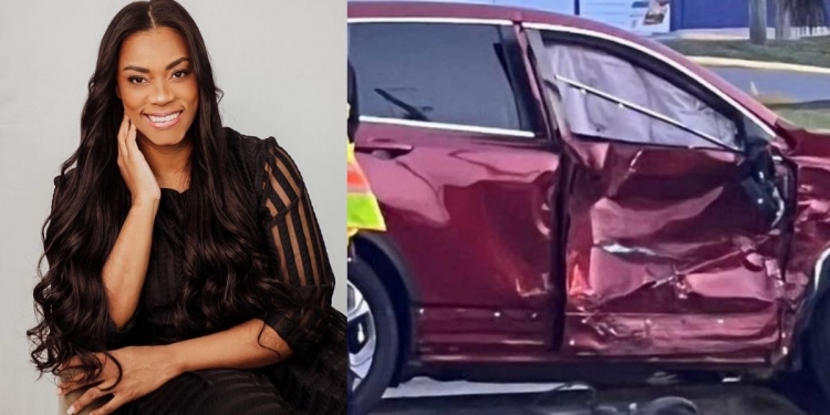 Família  de Elaine Martins sofreu grave acidente de carro nos EUA; O esposo e os filhos tiveram algumas escoriações ASSISTA VIDEO