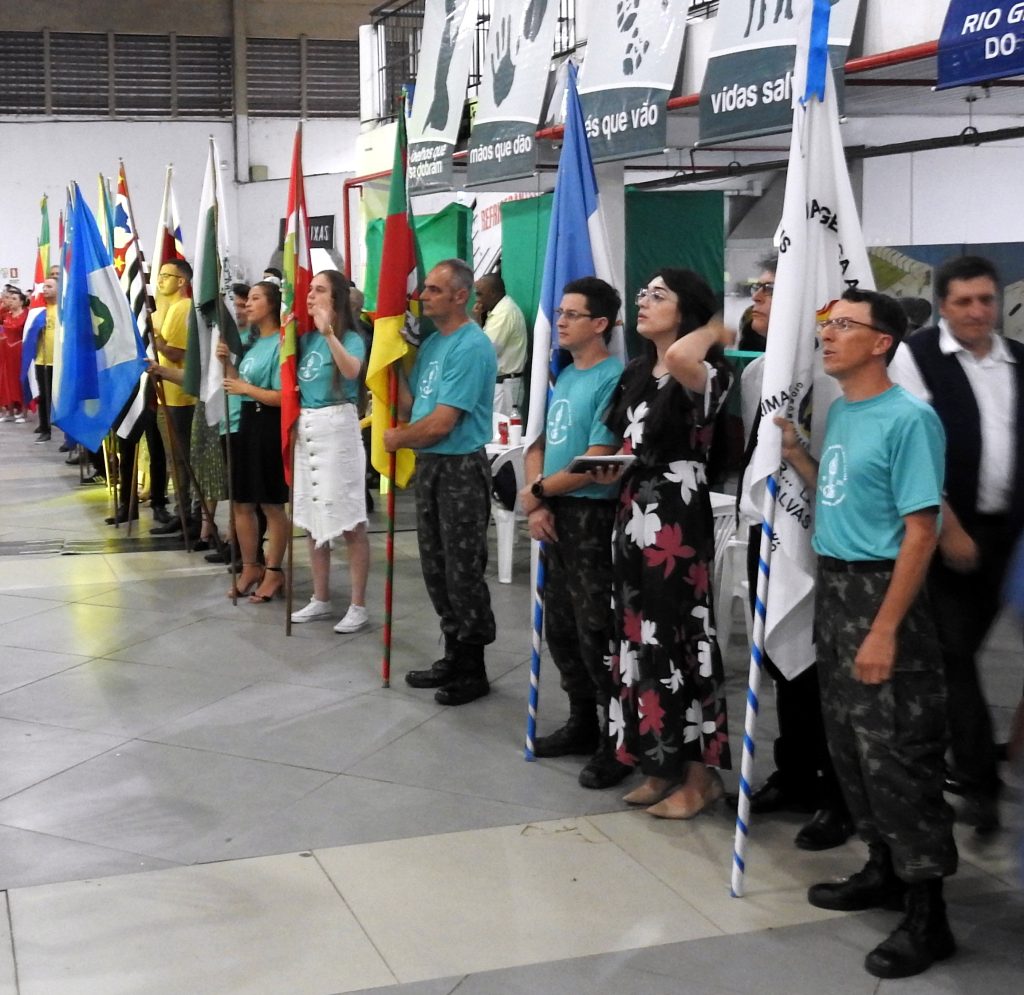 Fotos da abertura do 31º congresso de missões dos Gideões RS. Neste sábado 12/11/2022.