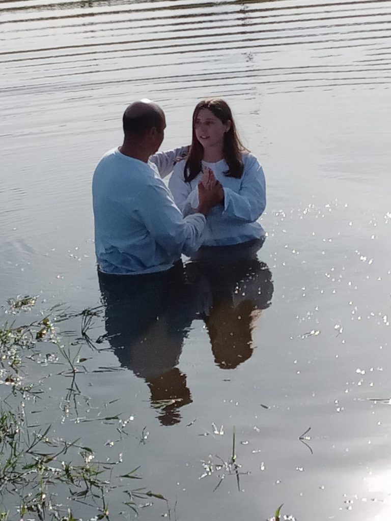 Batismo nas aguas. Congregação da Florida. Canguçu RS. Fotos Adriane Martins.